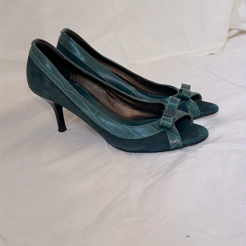 GREEN CASUAL CORNER (MADE IN ITALY) HEELS